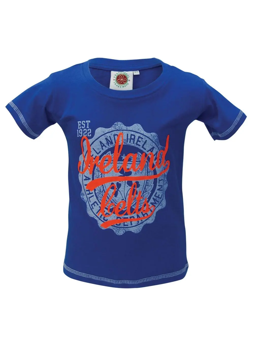 Kids Blue Celtic Stamp T-Shirt 