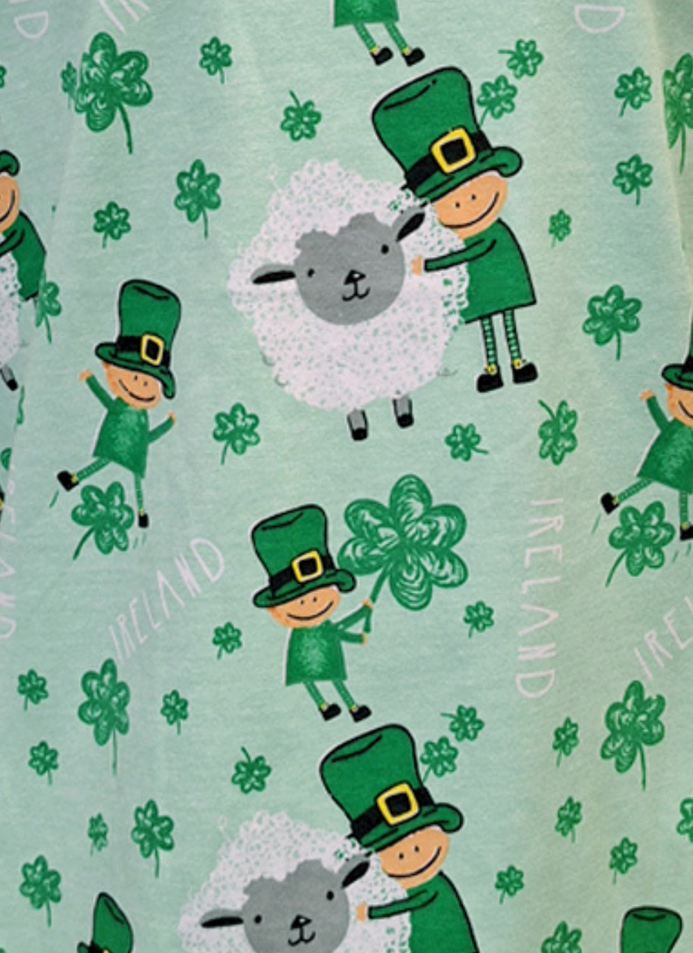 Kids Sheep Leprechaun T-Shirt 
