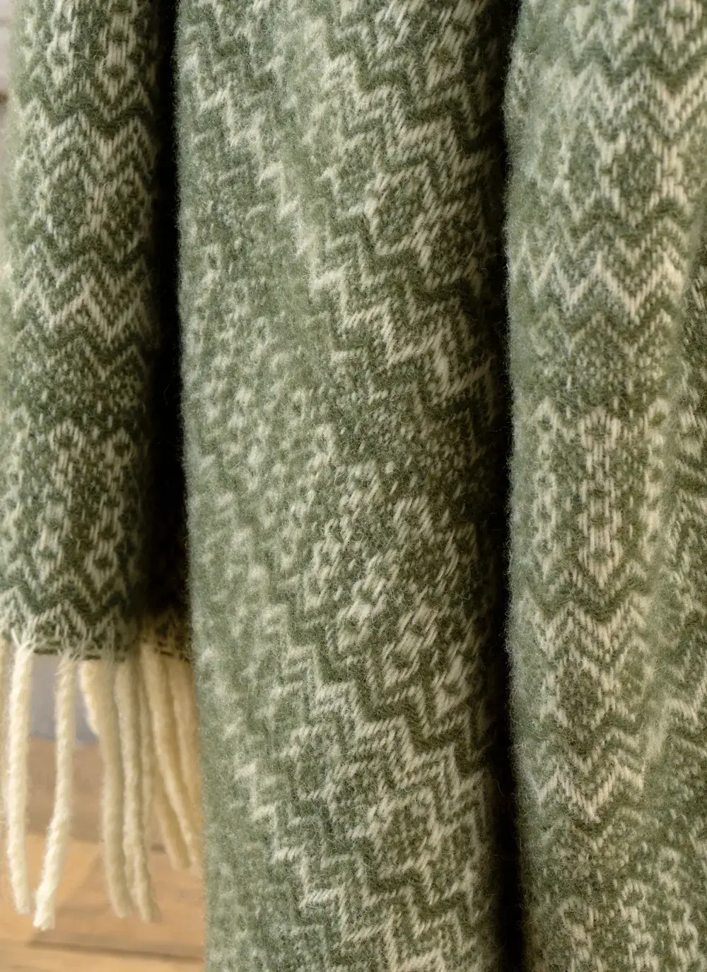 Fairisle Wool Throw
