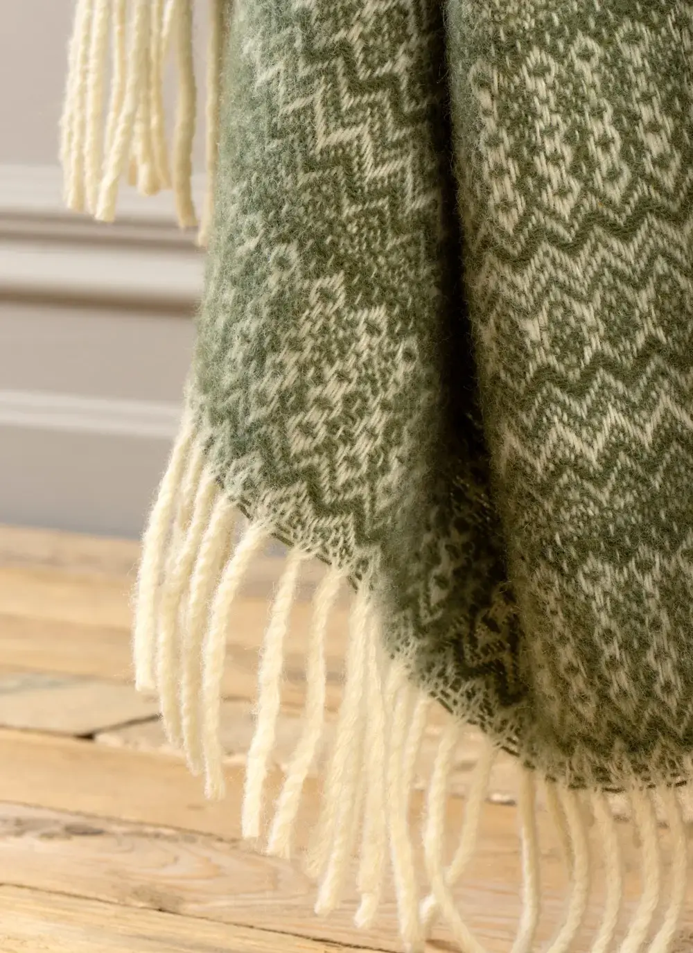 Fairisle Wool Throw