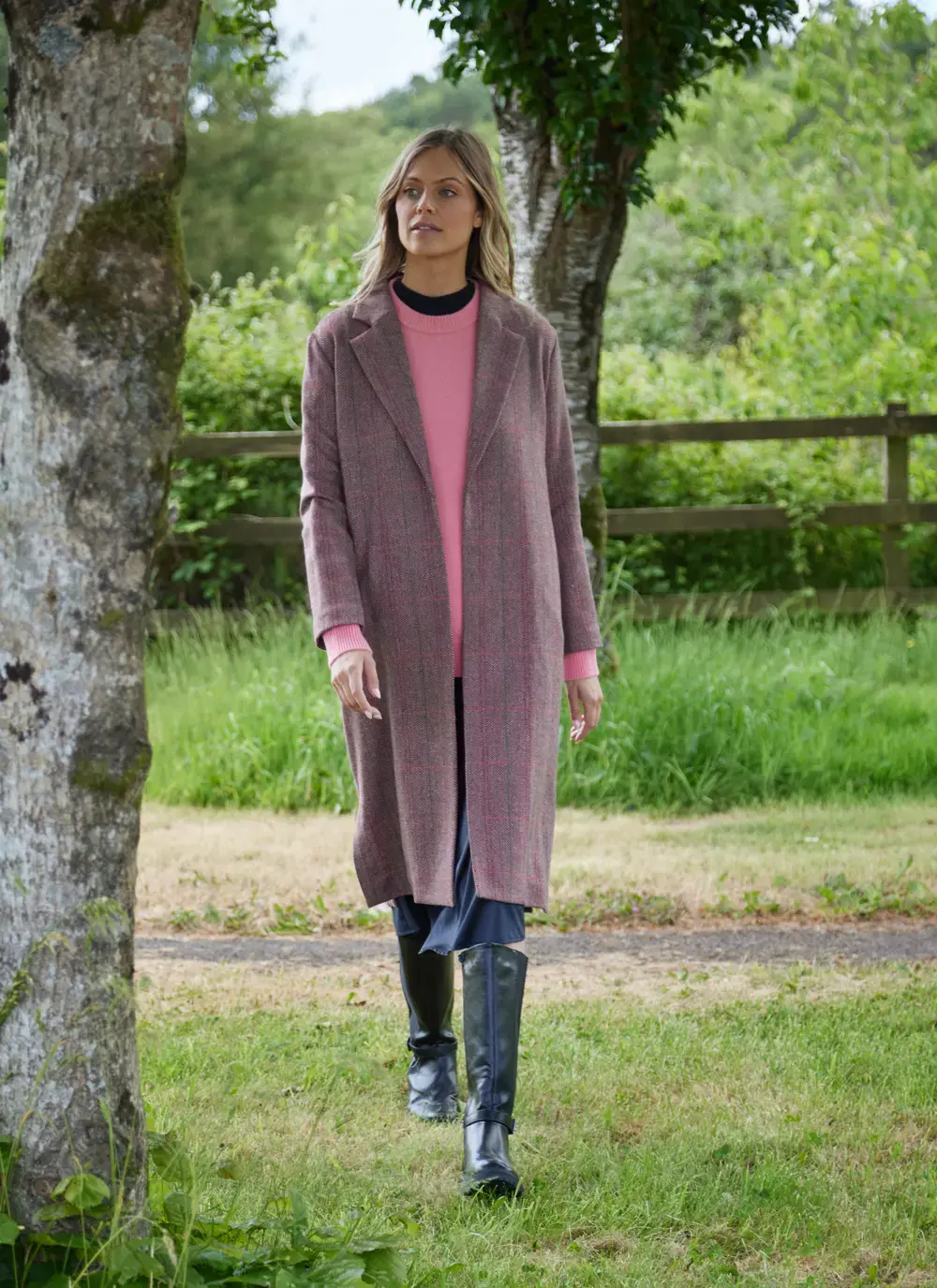 Irish Tweed Duster Coat