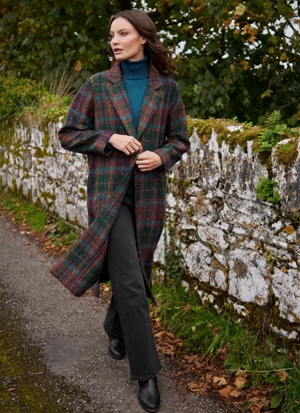 Irish Tweed Duster Coat