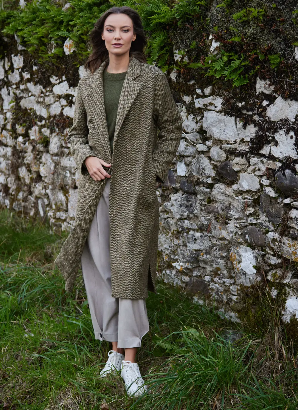 Irish Tweed Duster Coat