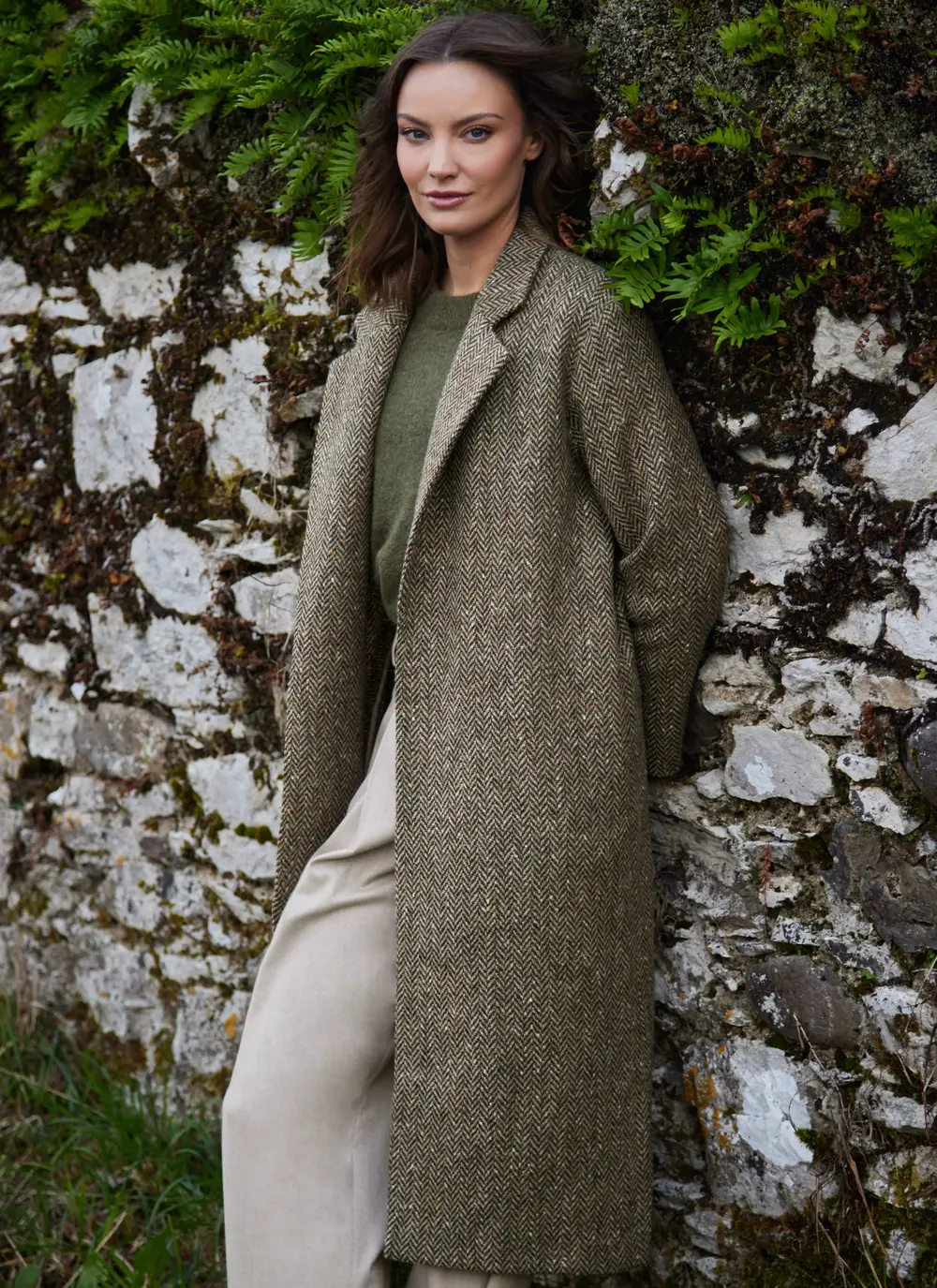 Irish Tweed Duster Coat