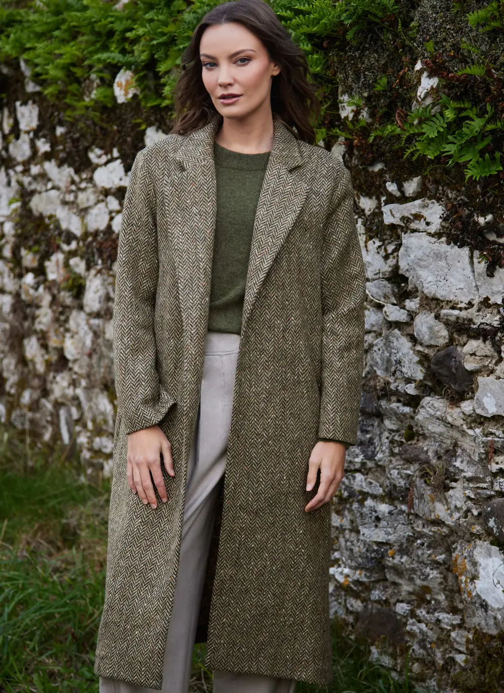 Irish Tweed Duster Coat
