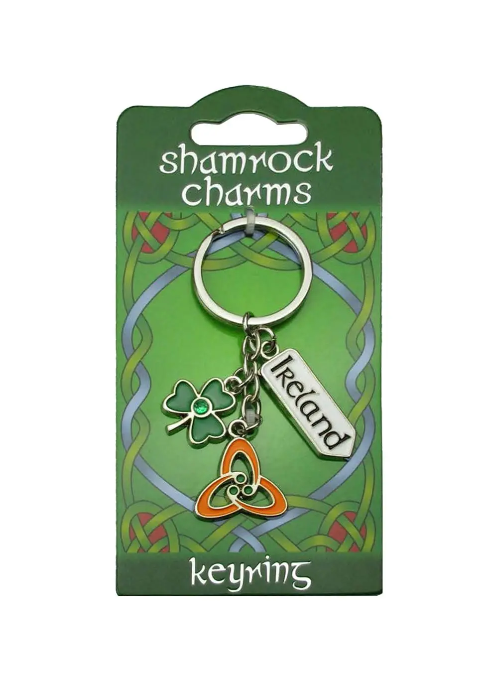 Trinity Knot Charm Keyring