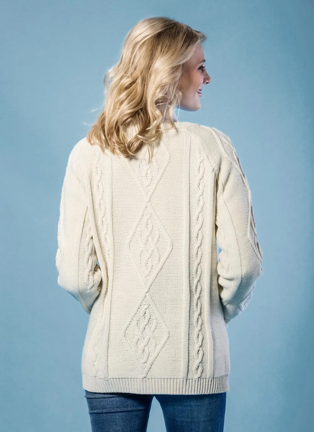 Tara Aran Crew Neck Sweater