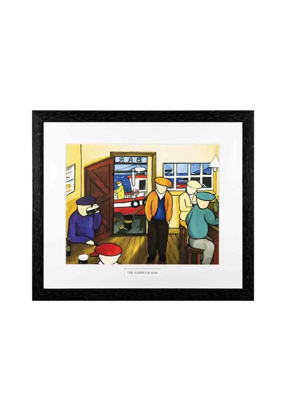 The Harbour Bar Framed Print
