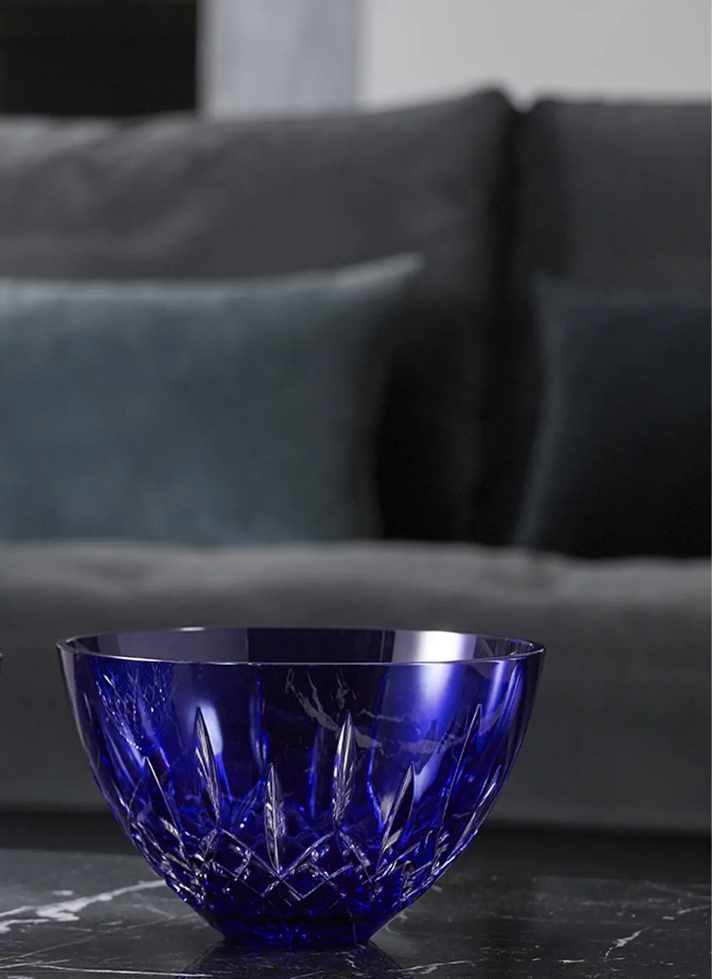 Waterford Crystal Lismore 8'' Blue Bowl