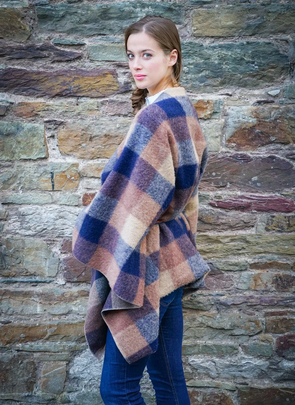 Women's Tweed Wrap Rain
