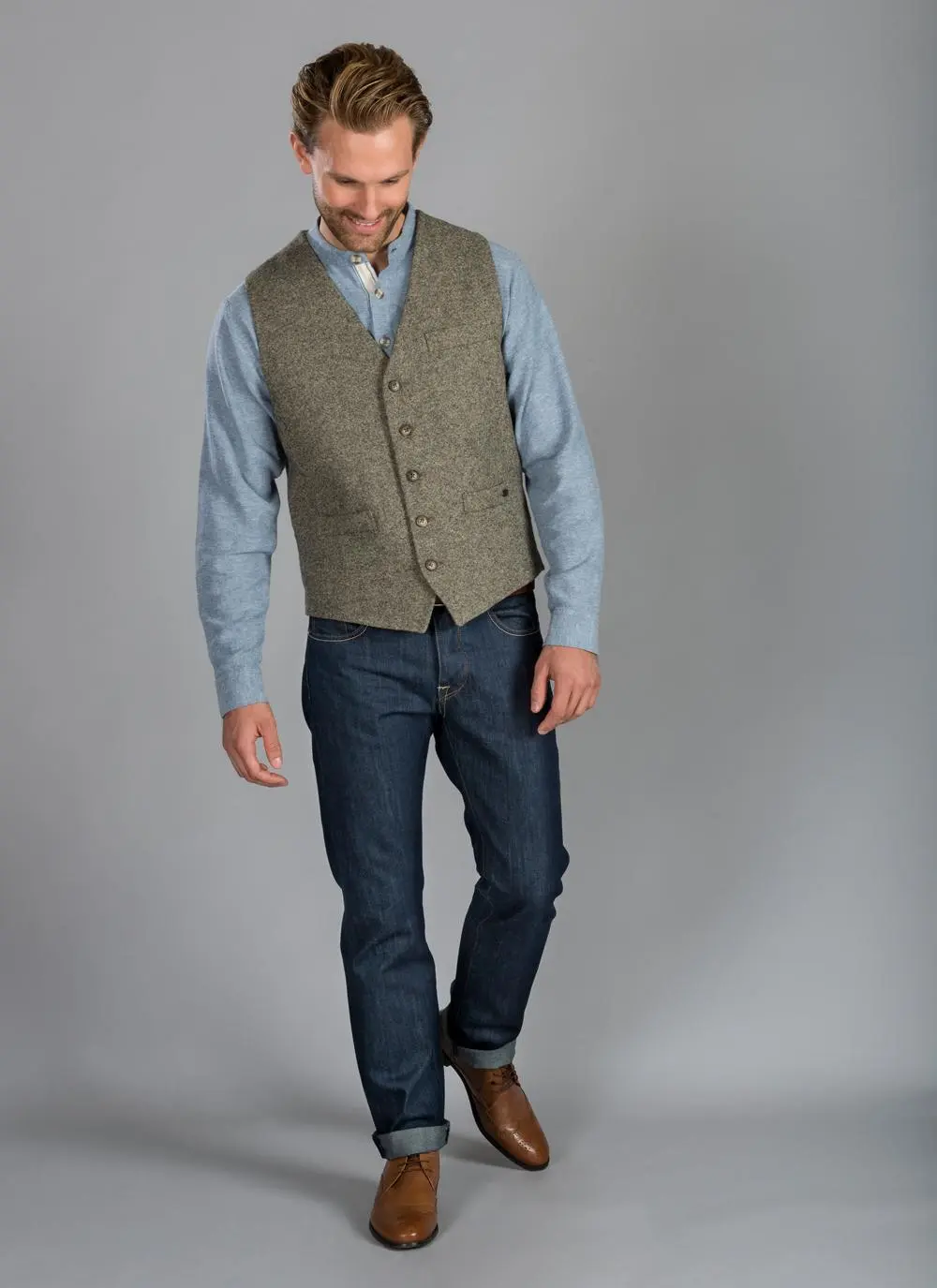 Irish Tweed Waistcoat