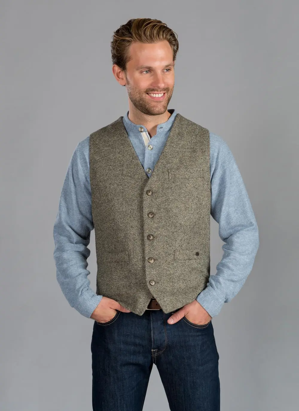 Irish Tweed Waistcoat
