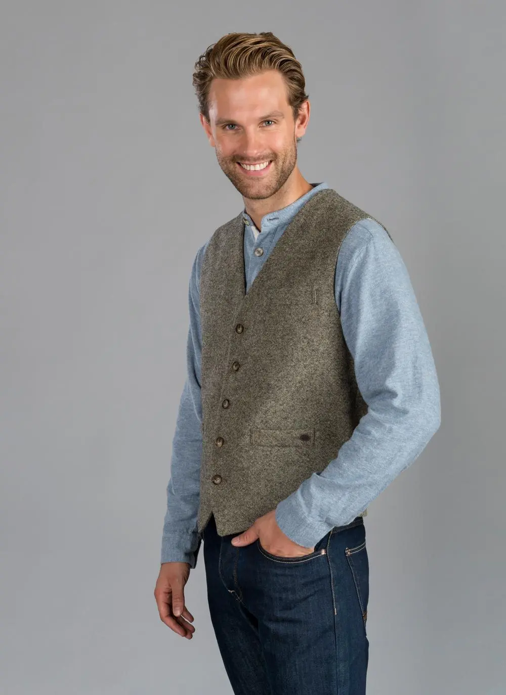 Irish Tweed Waistcoat