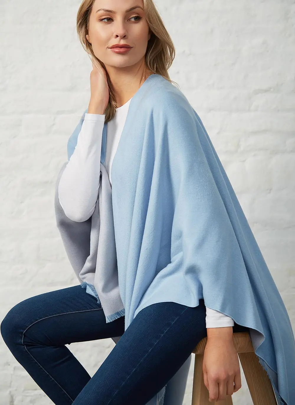 Two Tone Reversible Wrap
