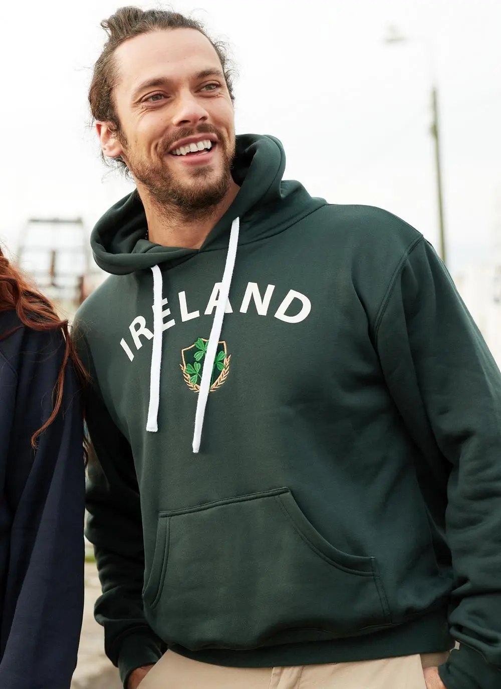 Unisex Ireland Three Shamrock Hoodie