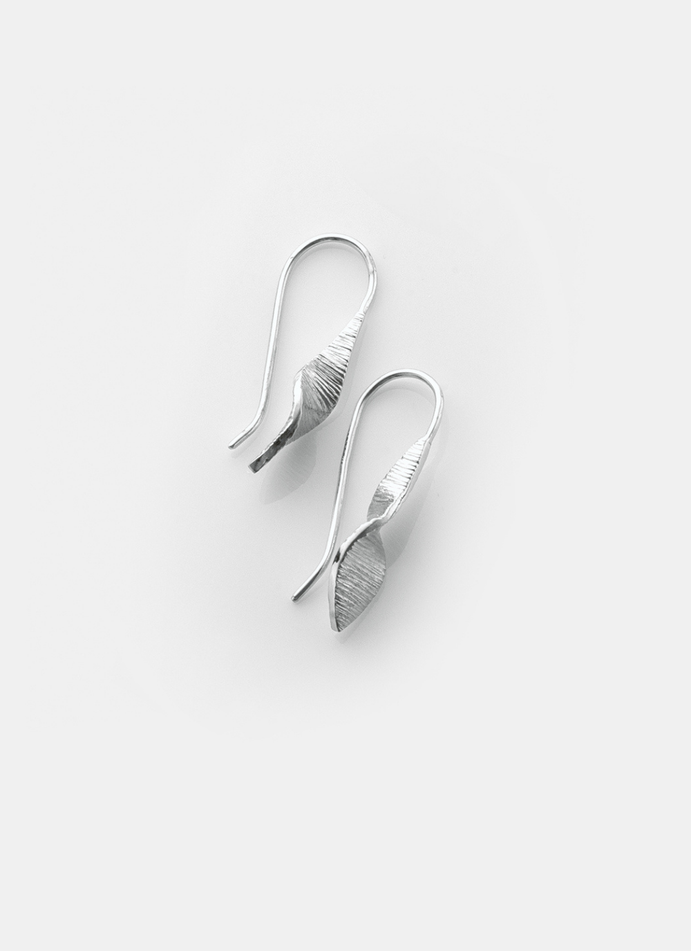 Sterling Silver Bean Ri Earrings