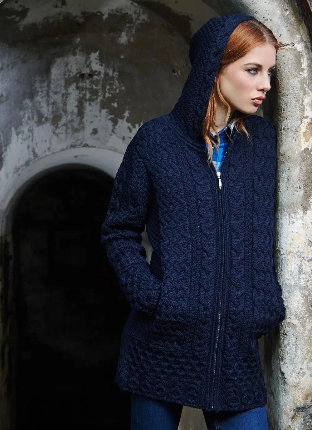 Anna Celtic Aran Hoodie