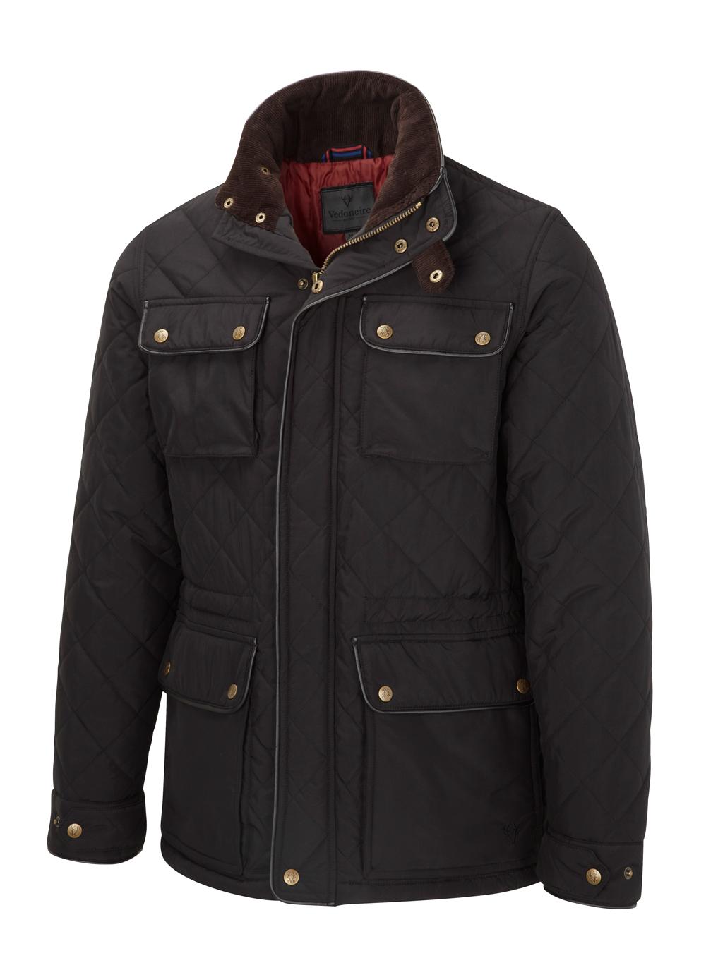 Quilted Jacket with Leather Trim | Blarney