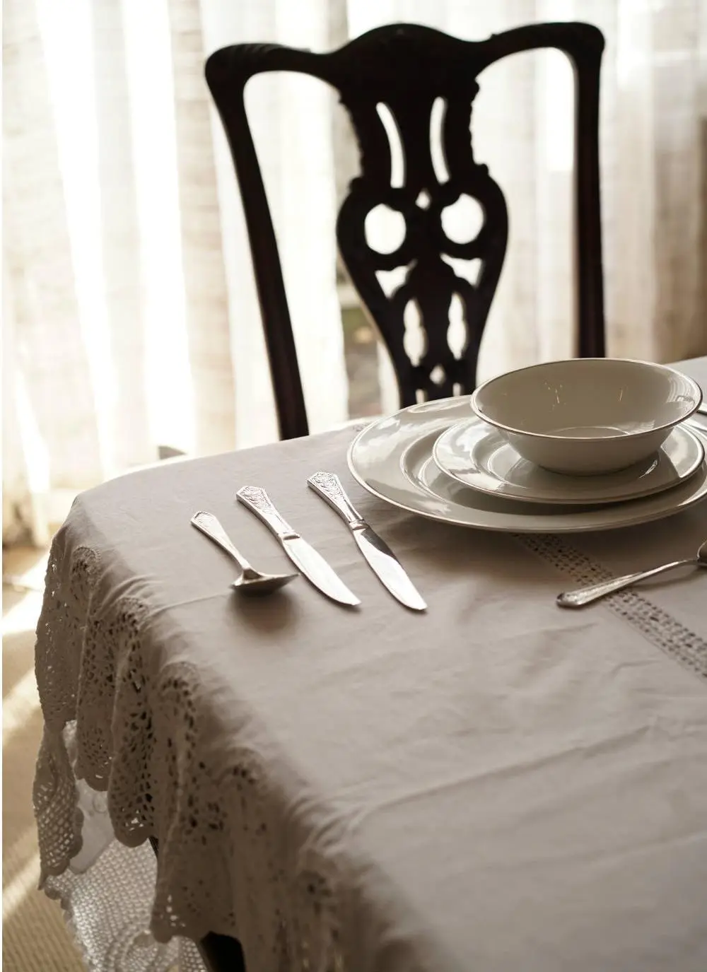 Vintage Crochet Tablecloth