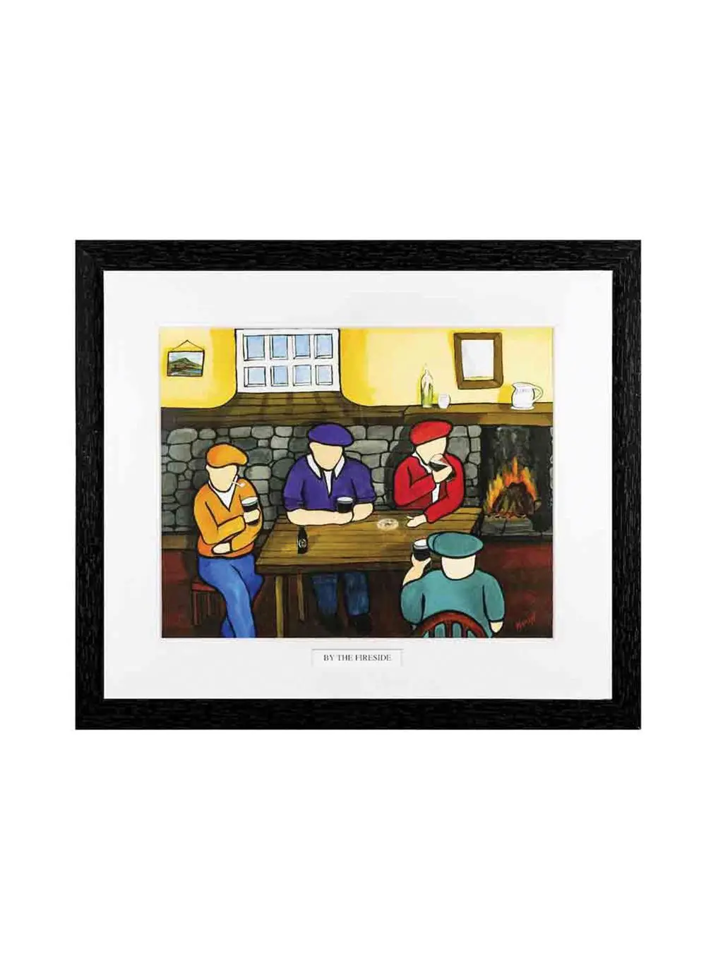 By The Fireside Framed Print