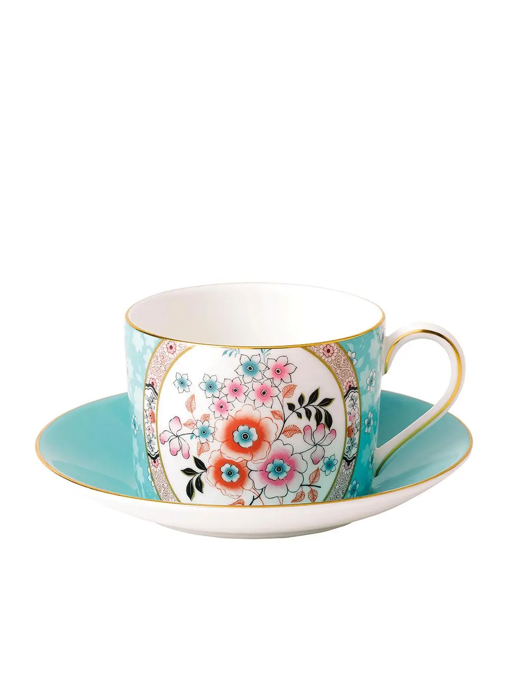 Wedgwood Wonderlust Camellia Teacup & Saucer