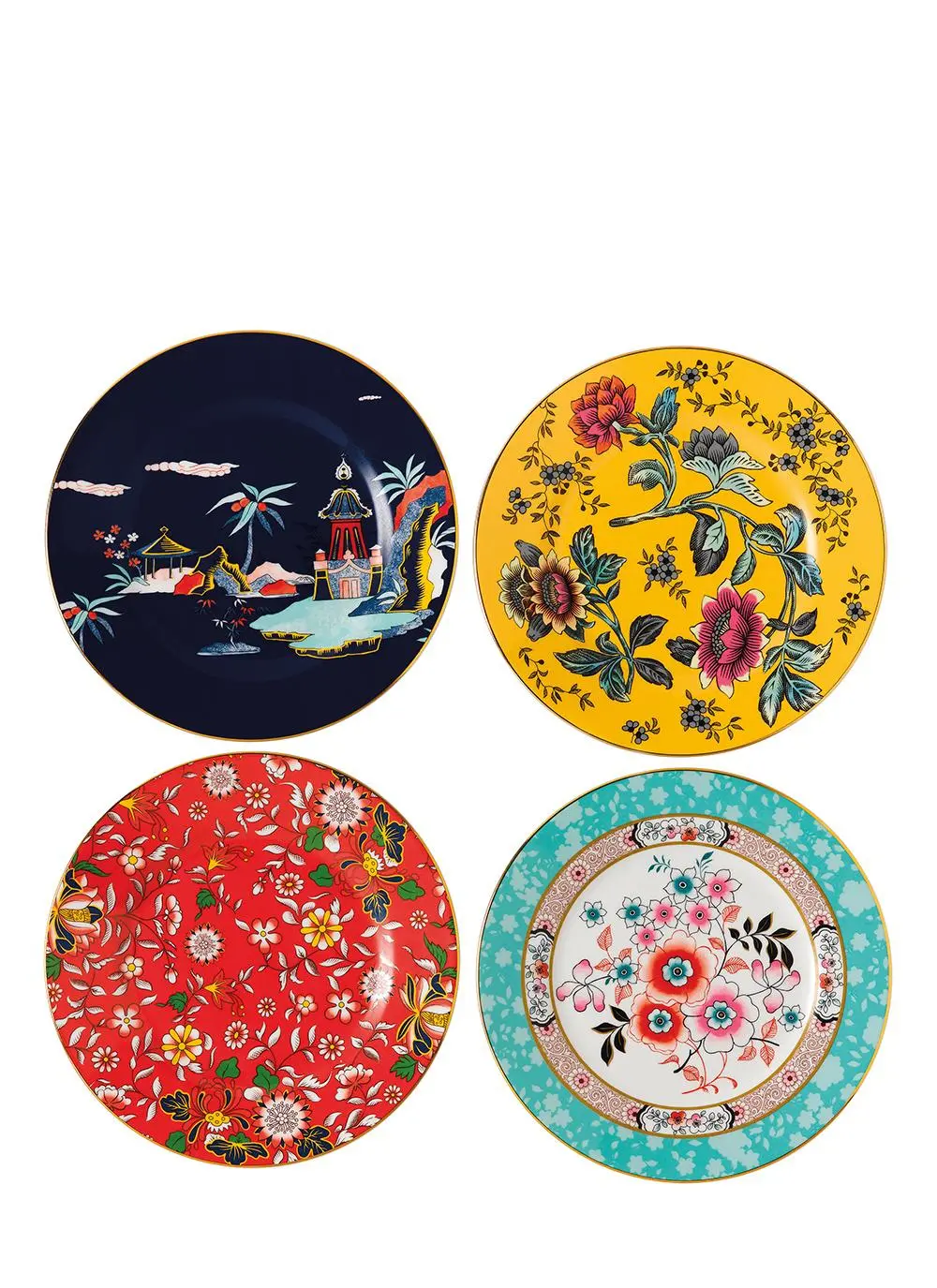 Wedgwood Wonderlust 20Cm Plates Set of 4