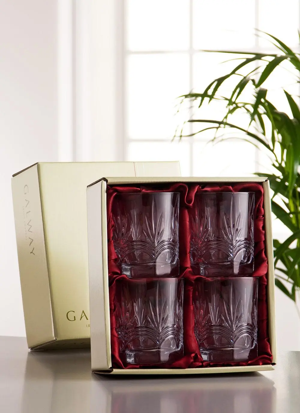 Galway Crystal Kells Tumblers Set of 4