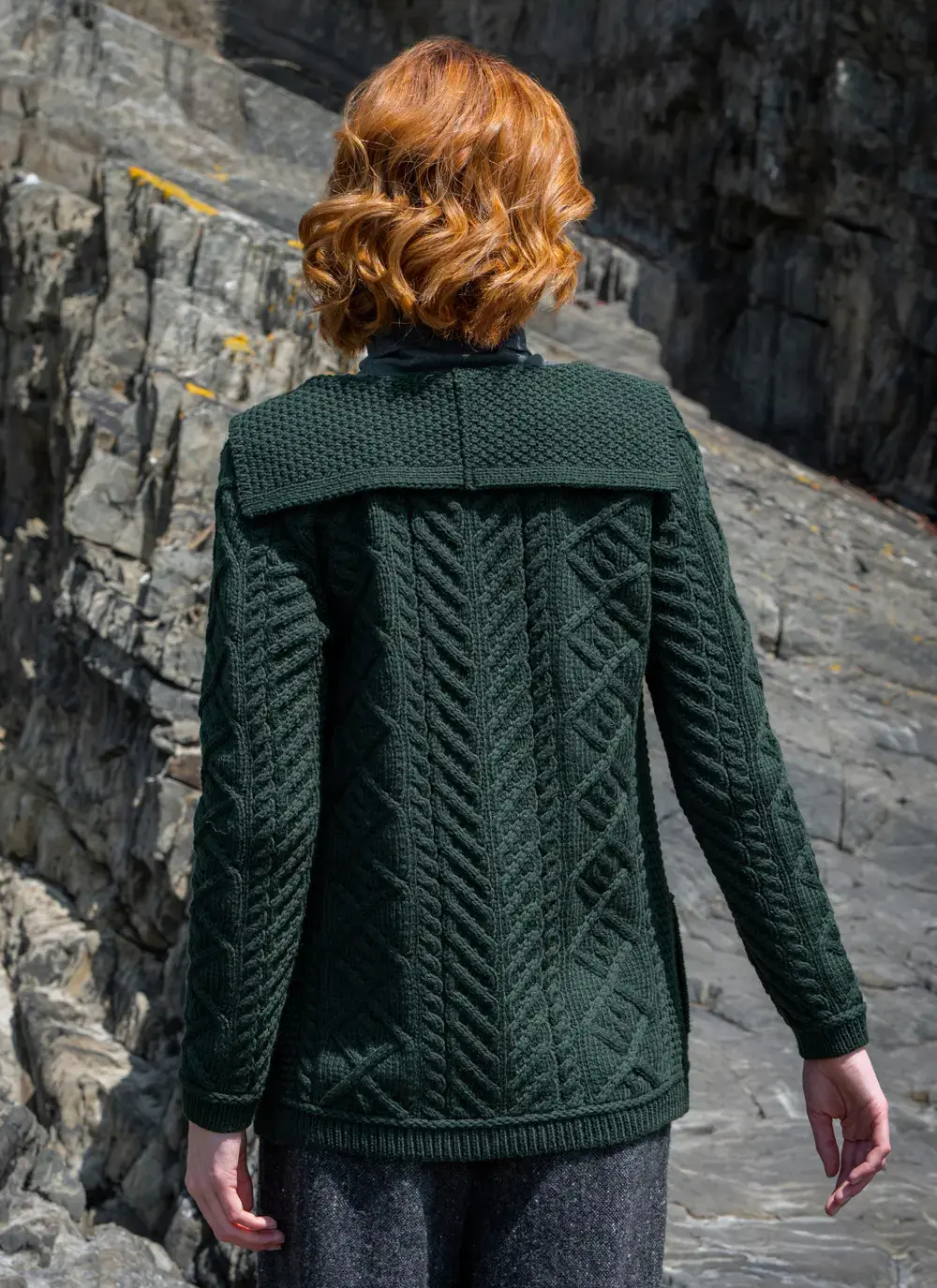 One Button Collar Cardigan 
