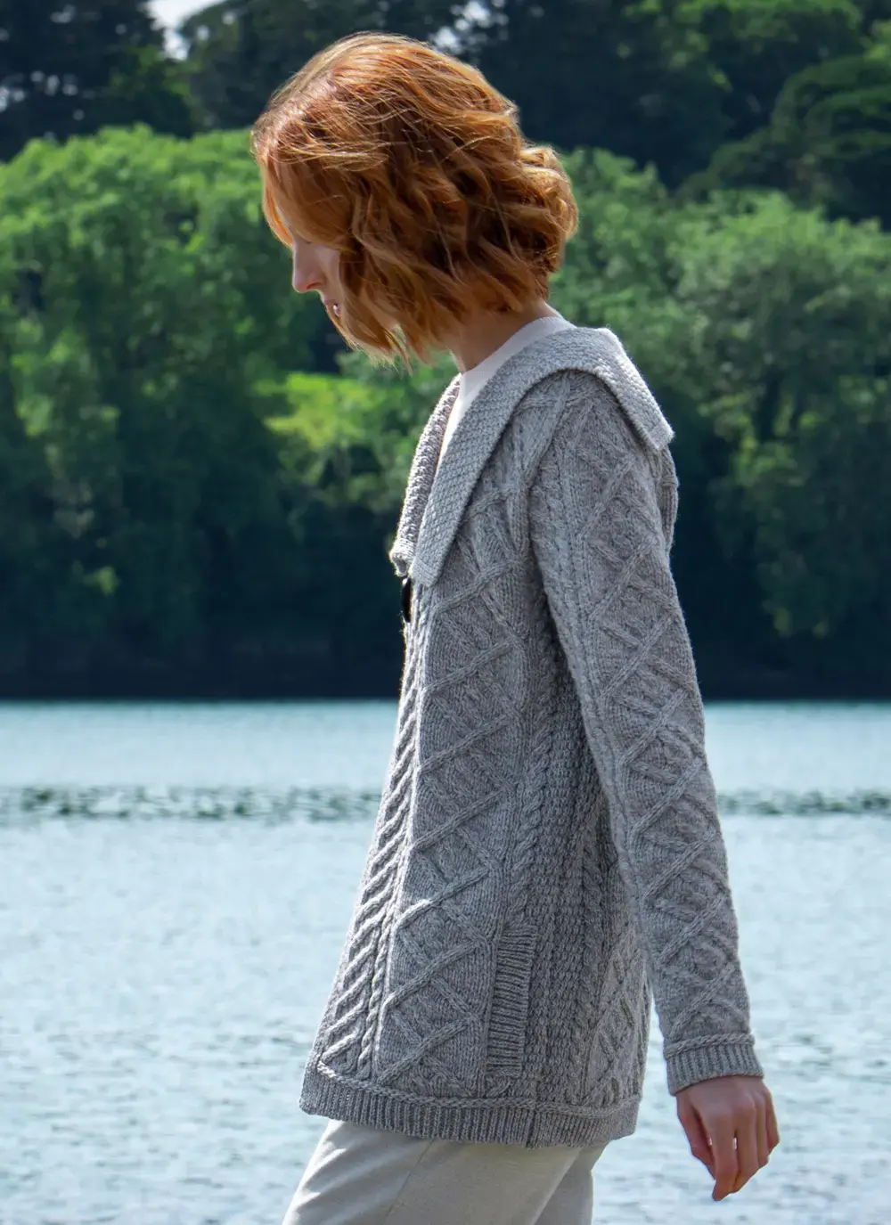 One Button Collar Cardigan 