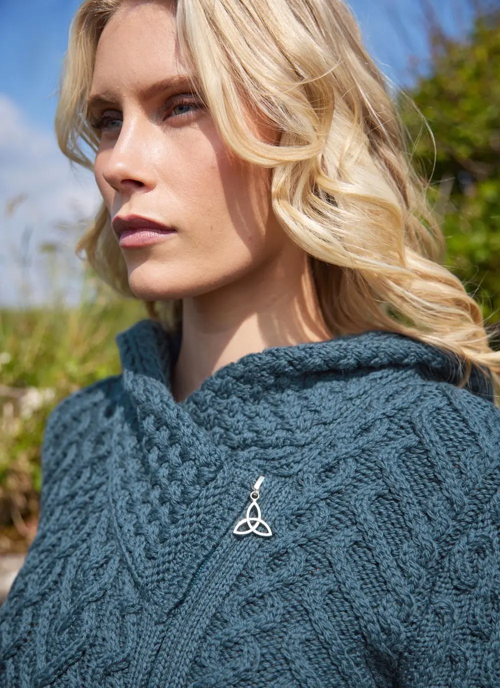 Catriona Side Zip Hooded Coatigan