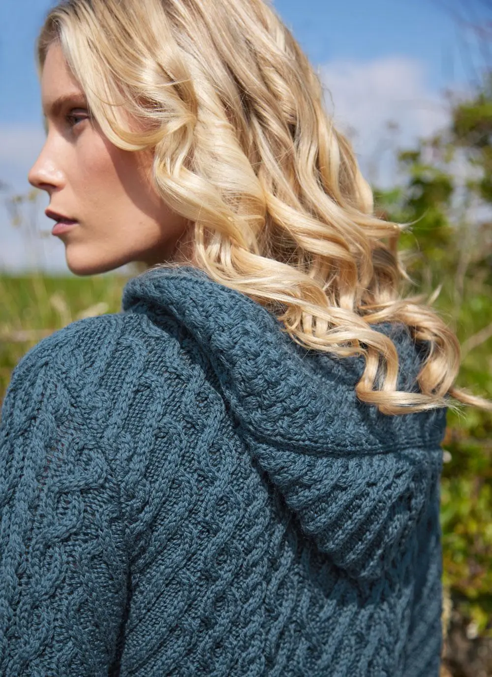Catriona Side Zip Hooded Coatigan