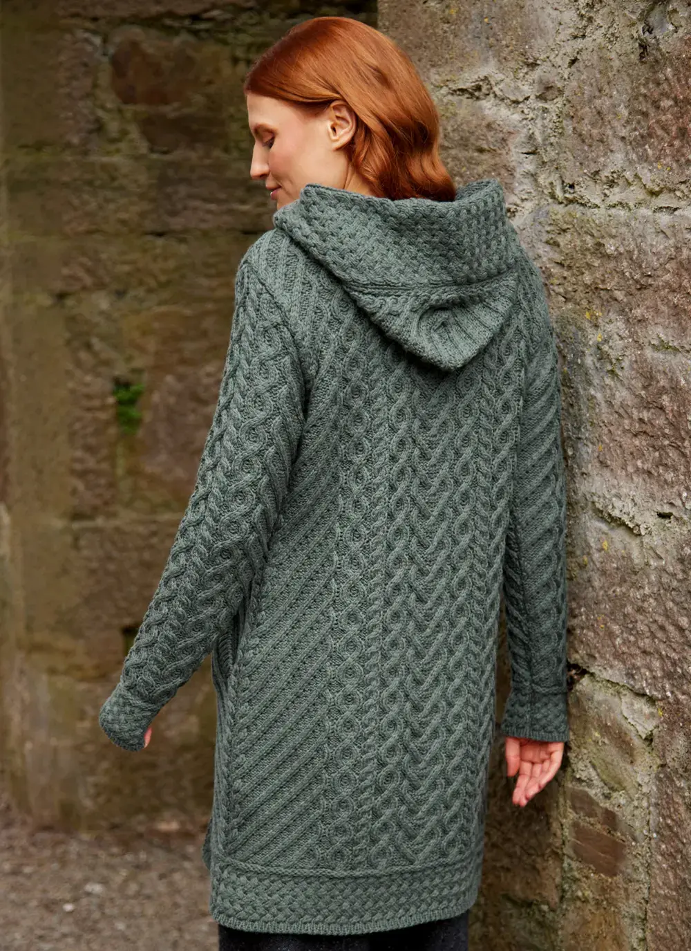 Catriona Side Zip Hooded Coatigan