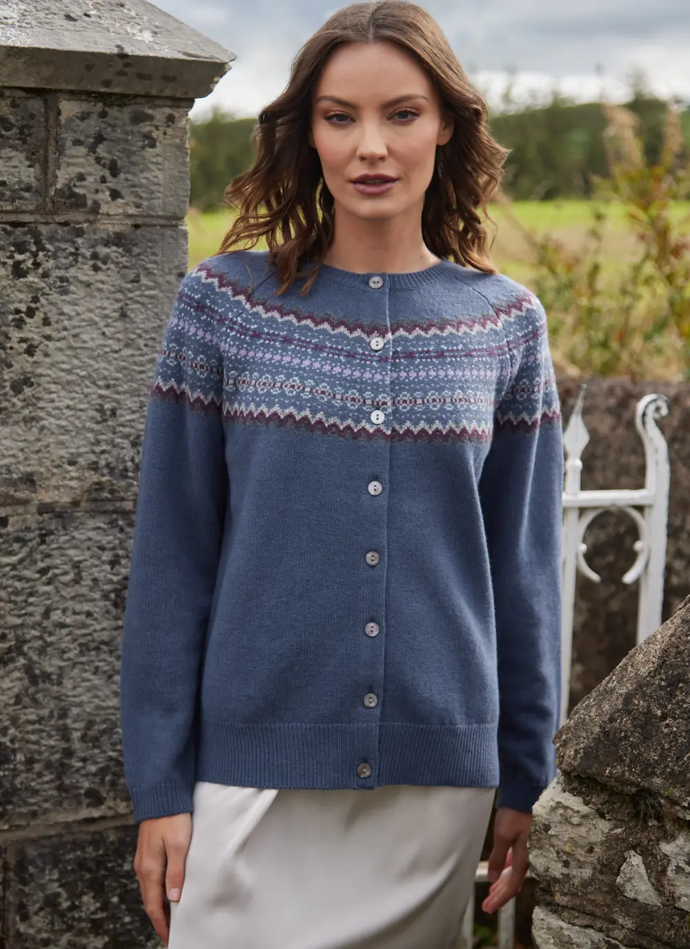 Sadie Merino Fairisle Cardigan 