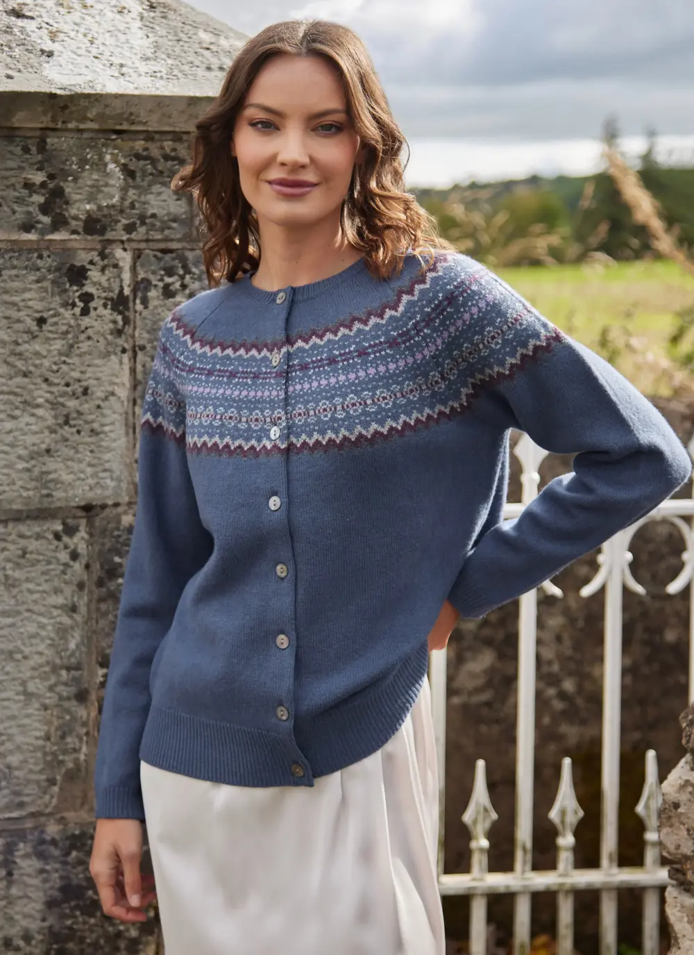 Sadie Merino Fairisle Cardigan 