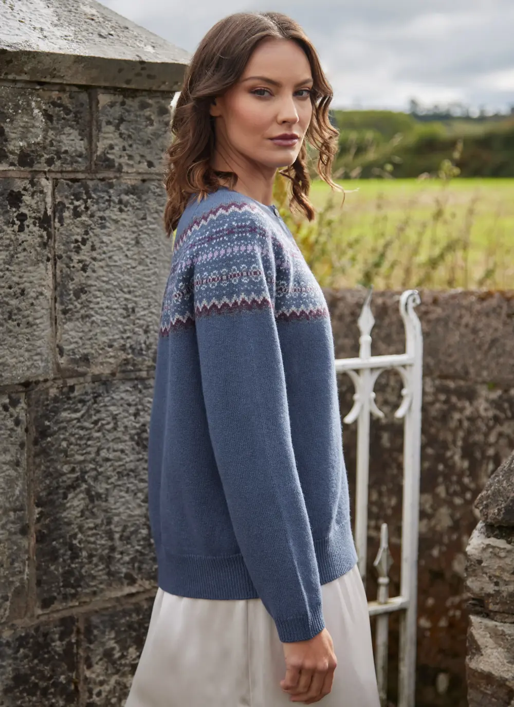 Sadie Merino Fairisle Cardigan 