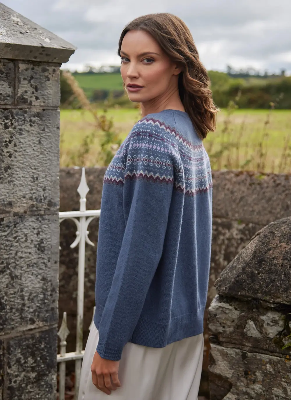 Sadie Merino Fairisle Cardigan 