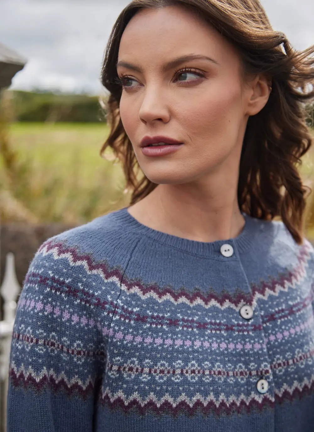 Sadie Merino Fairisle Cardigan 