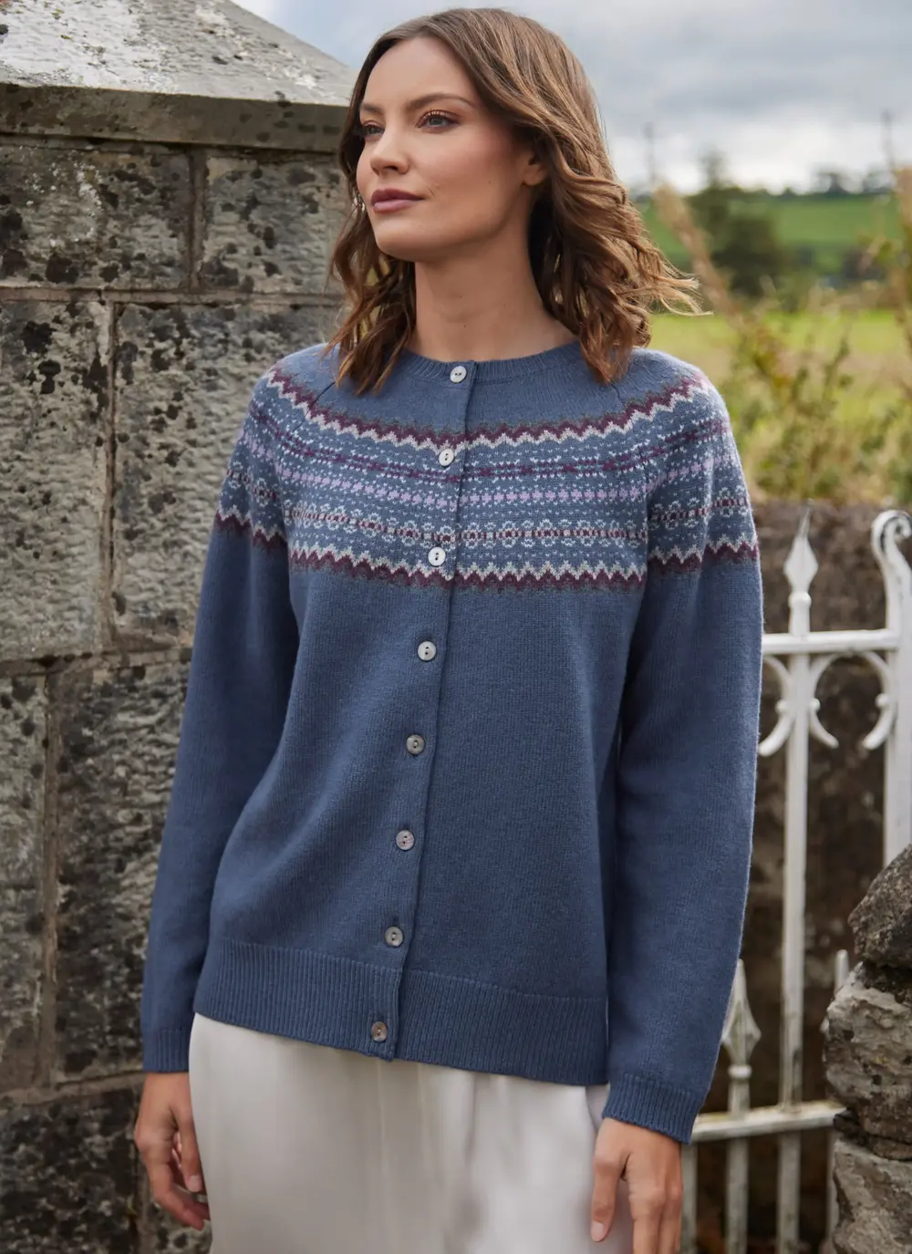 Sadie Merino Fairisle Cardigan 