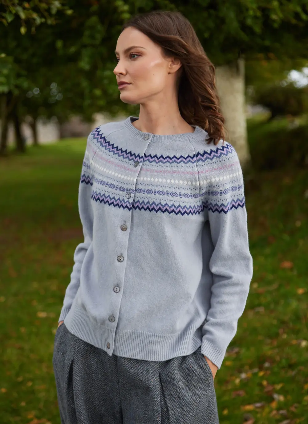 Sadie Merino Fairisle Cardigan 