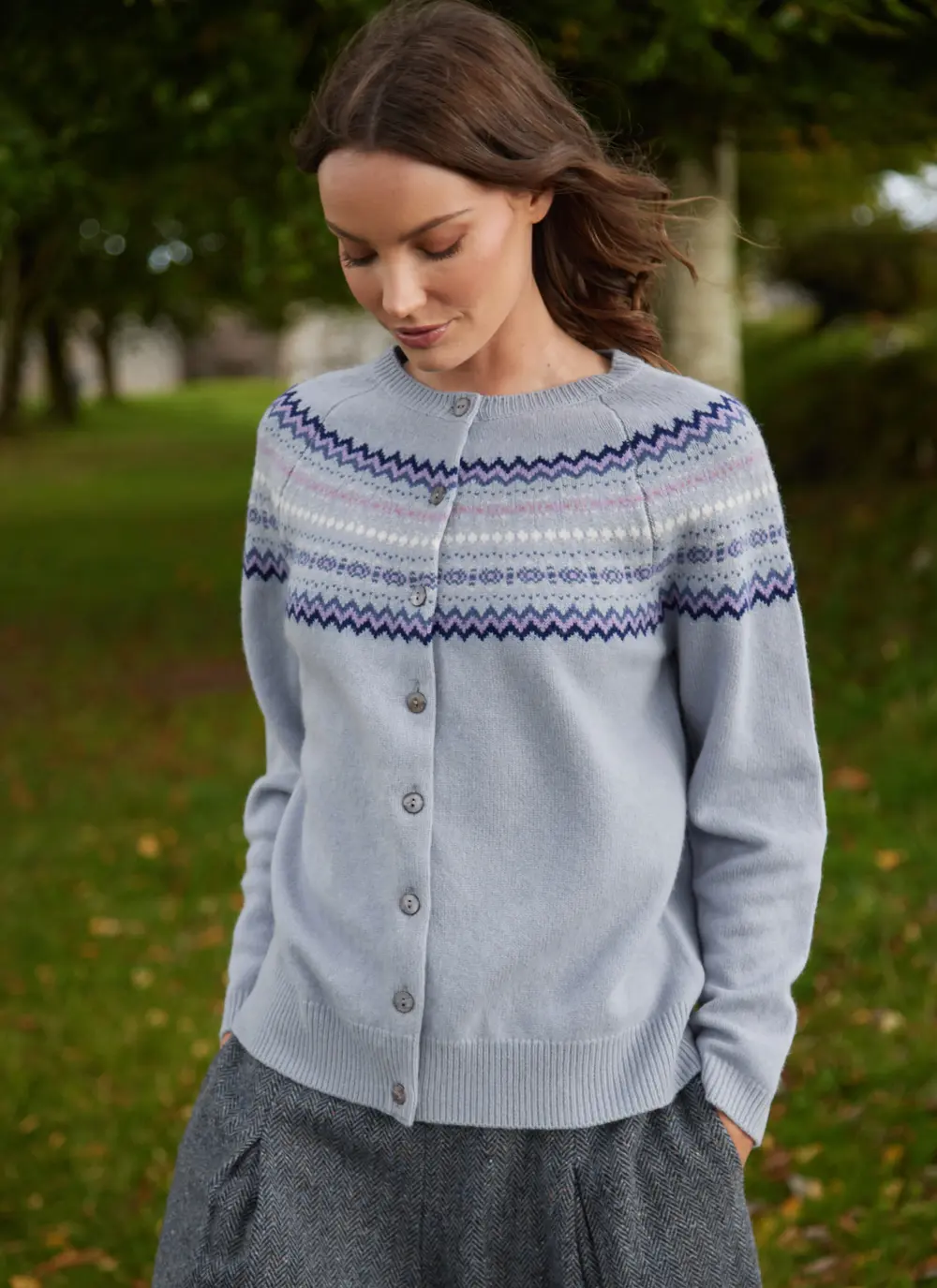 Sadie Merino Fairisle Cardigan 