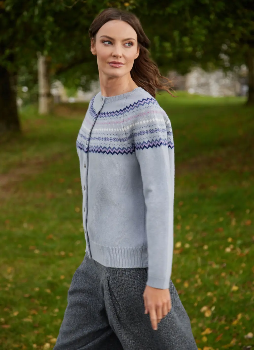 Sadie Merino Fairisle Cardigan 