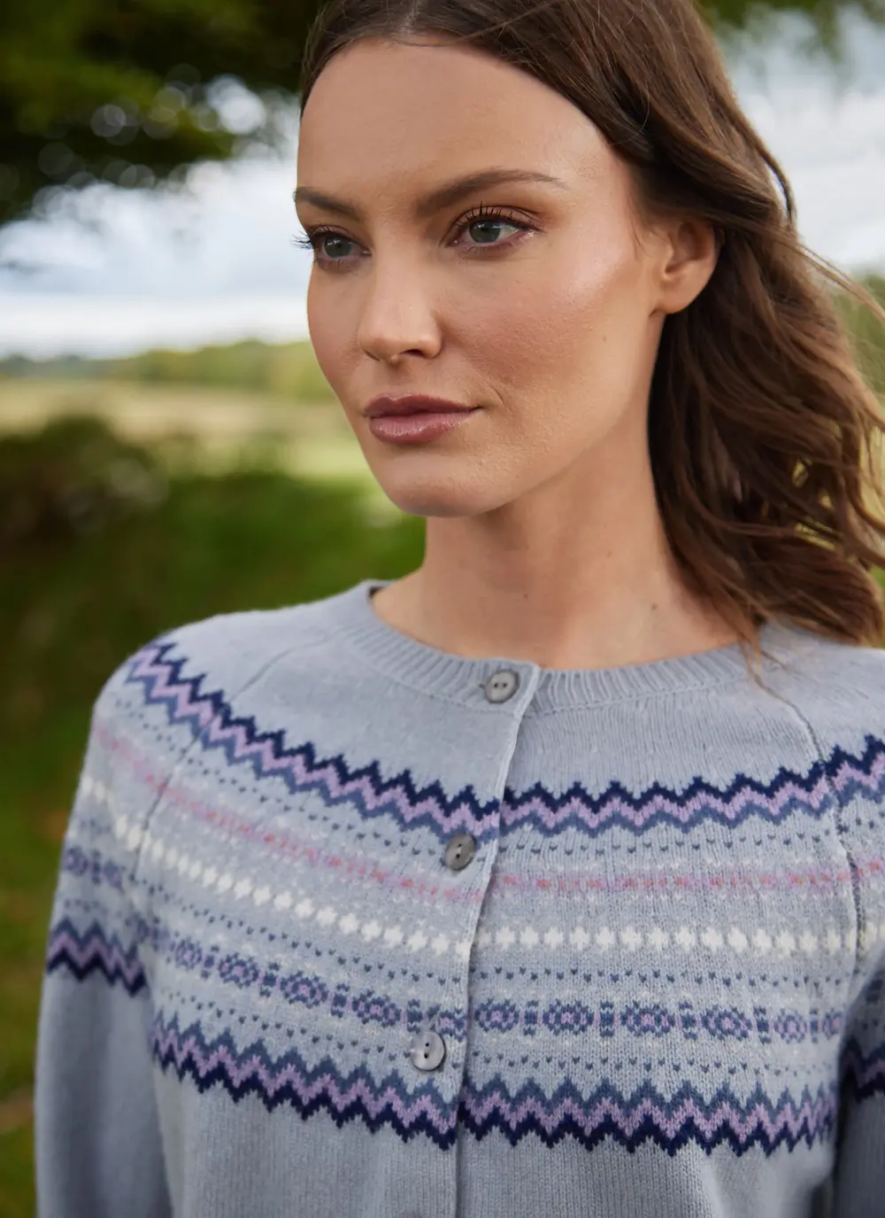 Sadie Merino Fairisle Cardigan 