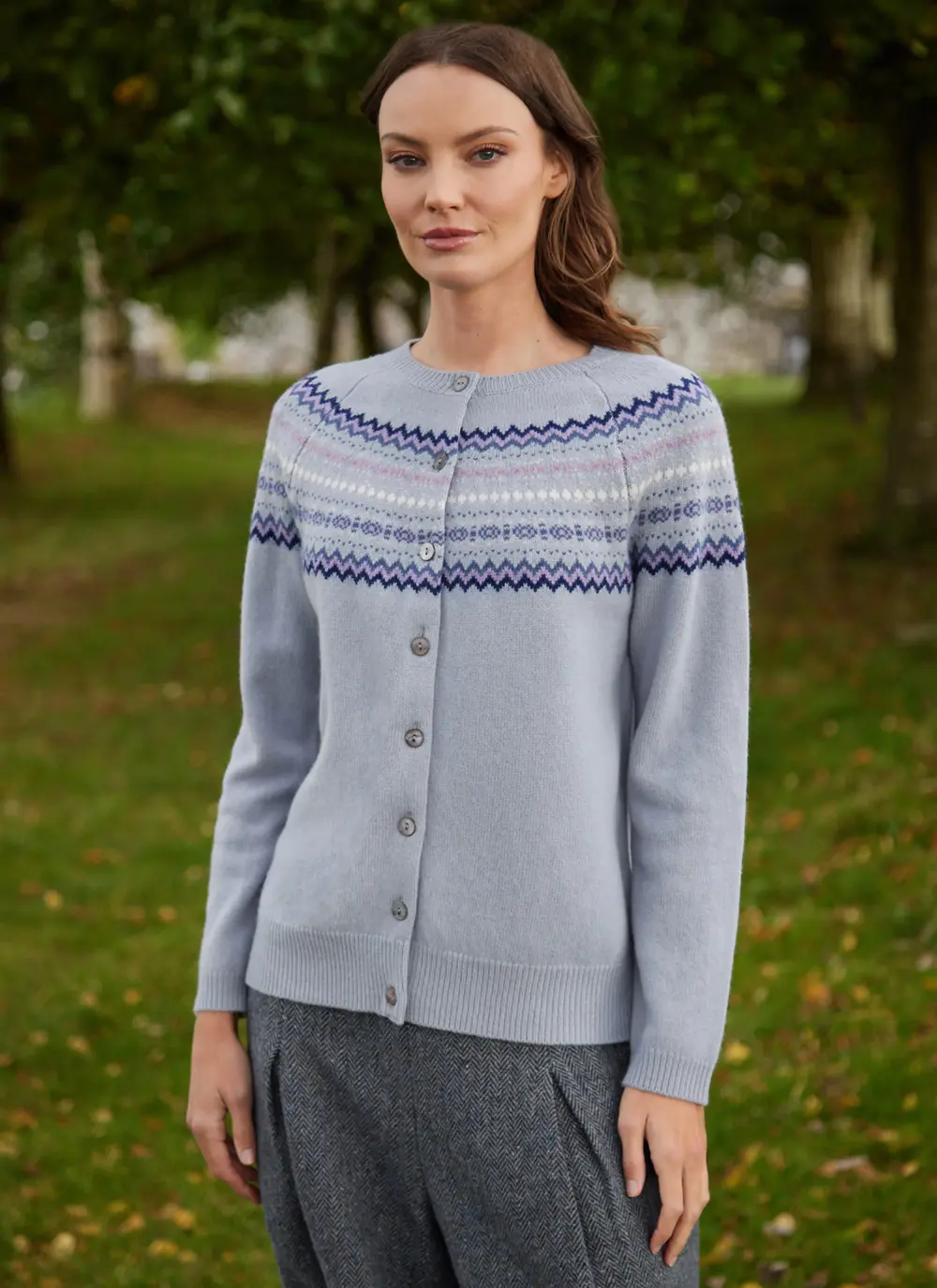 Sadie Merino Fairisle Cardigan 