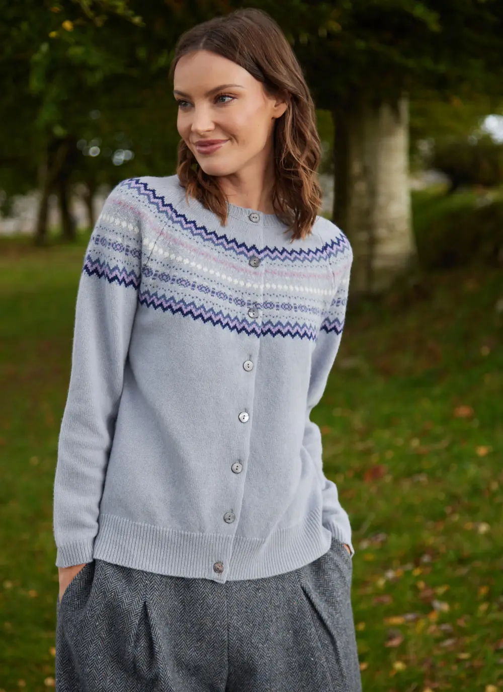 Sadie Merino Fairisle Cardigan 