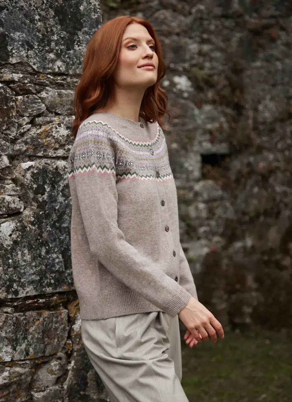 Sadie Merino Fairisle Cardigan 