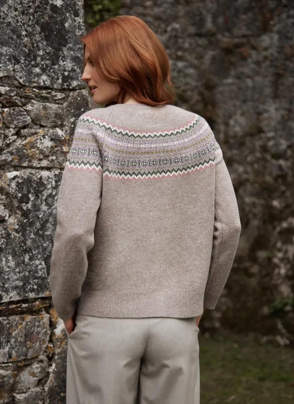 Sadie Merino Fairisle Cardigan 
