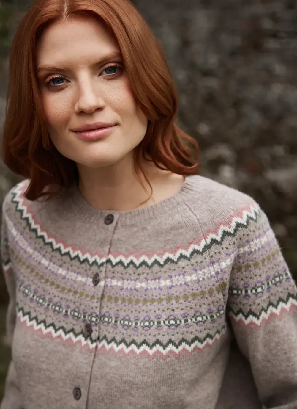 Sadie Merino Fairisle Cardigan 