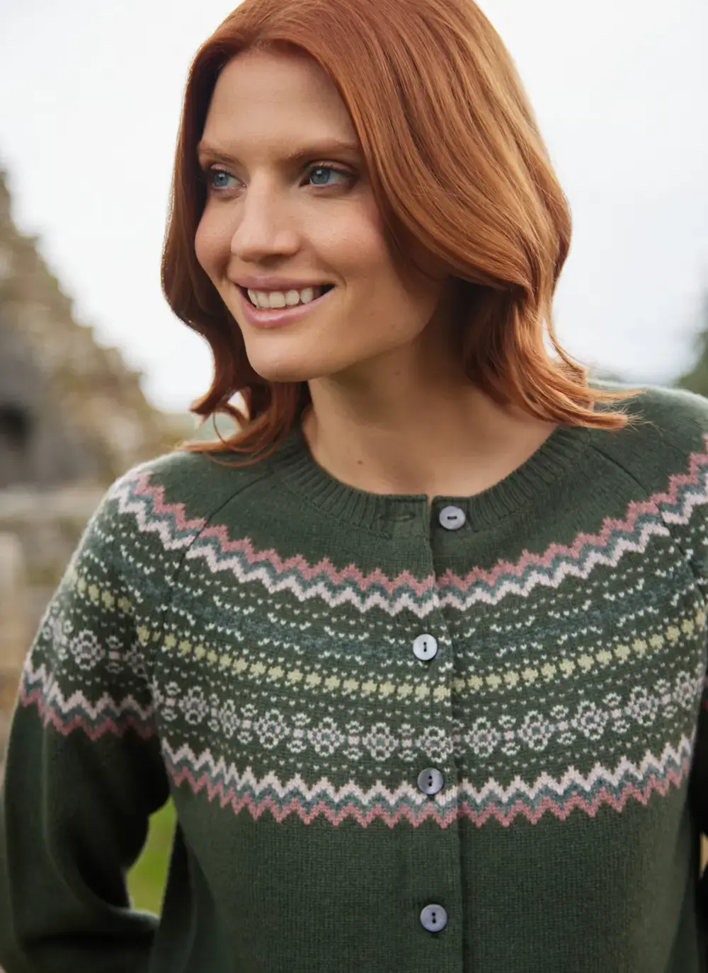 Sadie Merino Fairisle Cardigan 