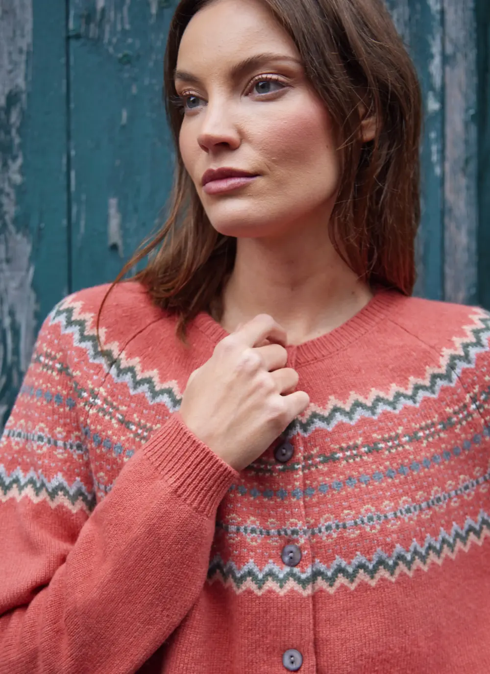 Sadie Merino Fairisle Cardigan 