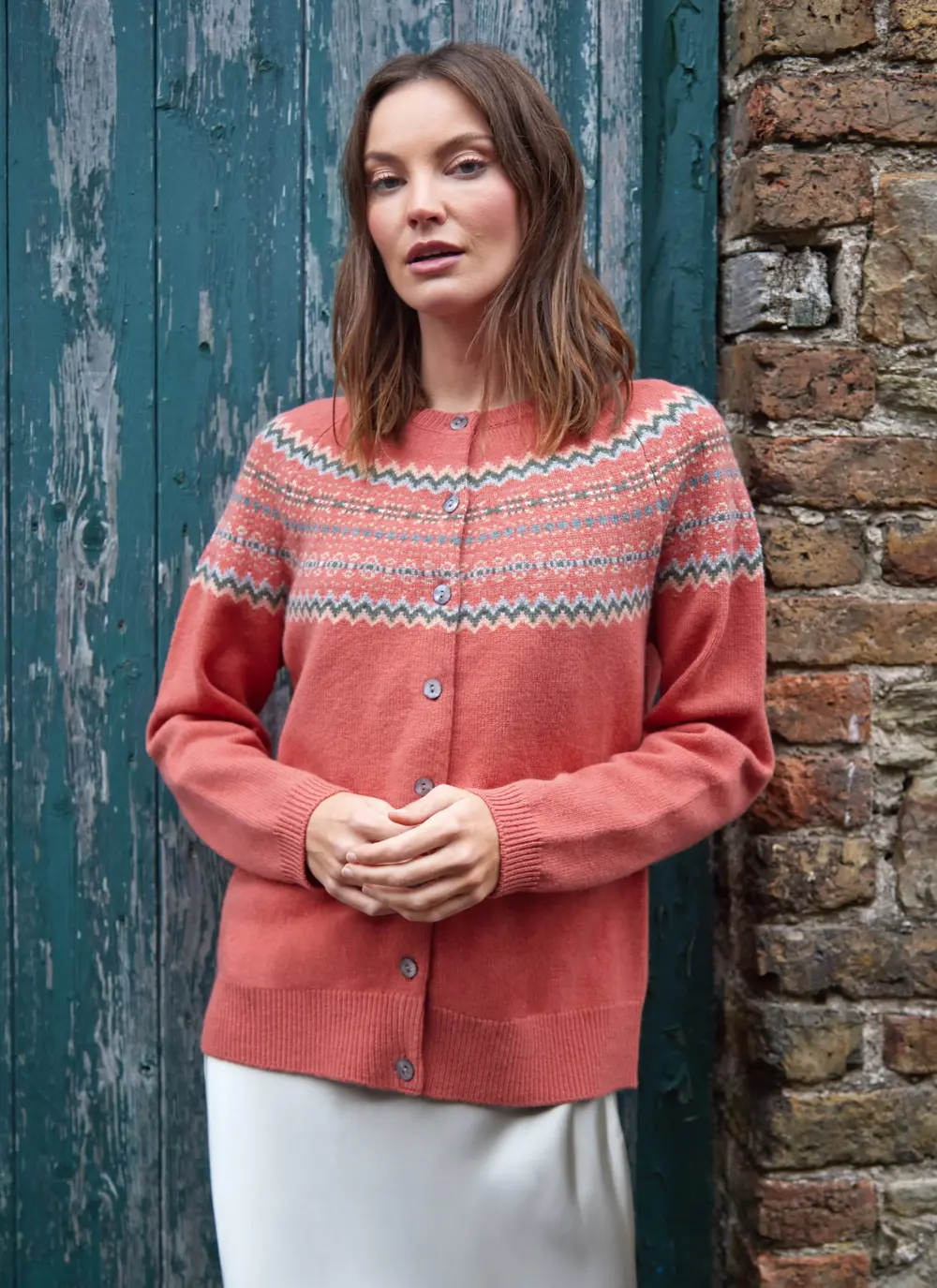 Sadie Merino Fairisle Cardigan 